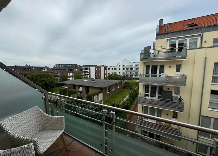 Kaiserhof Meeresbrise - Meerblick Vom Balkon Direkt Am Wangerooge
